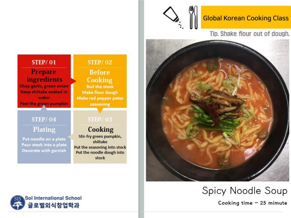 Spicy noodle soup Recipe